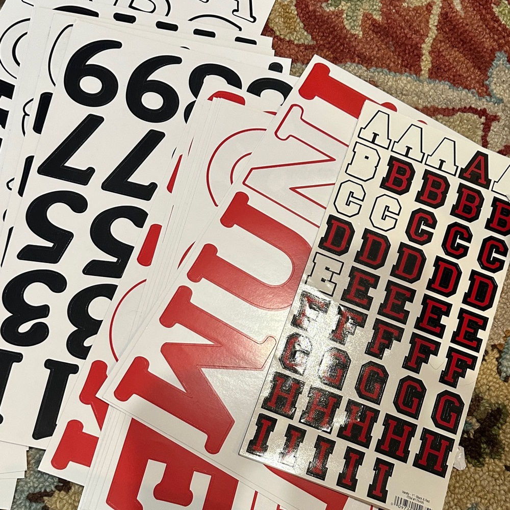 Colorful Alphabet and miscellaneous Sticker Set - Picture 12 of 16